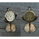 Reloj de escritorio de latón personalizado BDC61